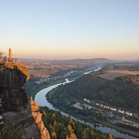 B3 - Urlaubsmagie Kleine Fuer 4p Direkt Am Wanderweg Mit Eigener Terrasse Appartamento Sebnitz